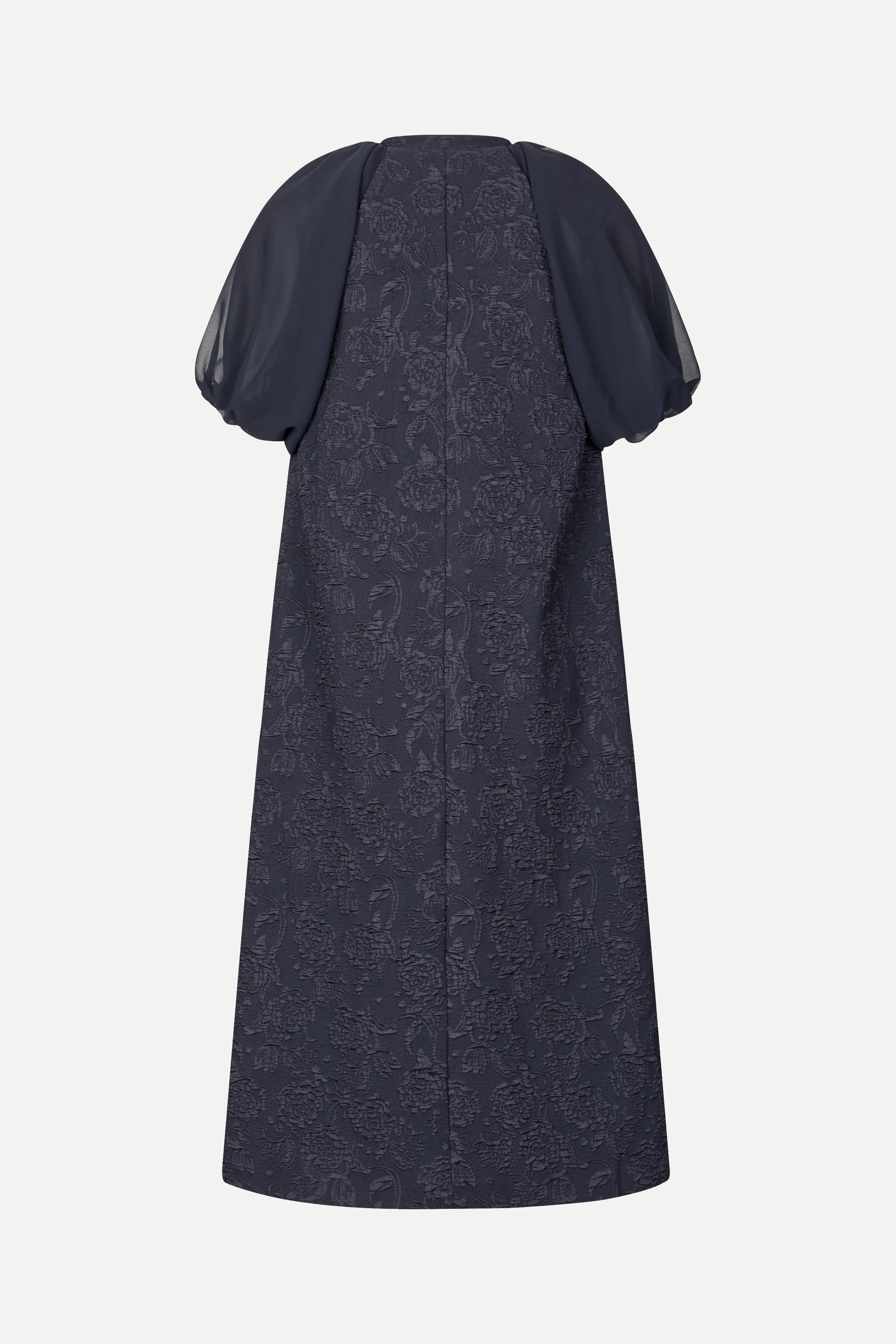 Balloon Sleeve Midi Dress - Garden Relief - Image 4