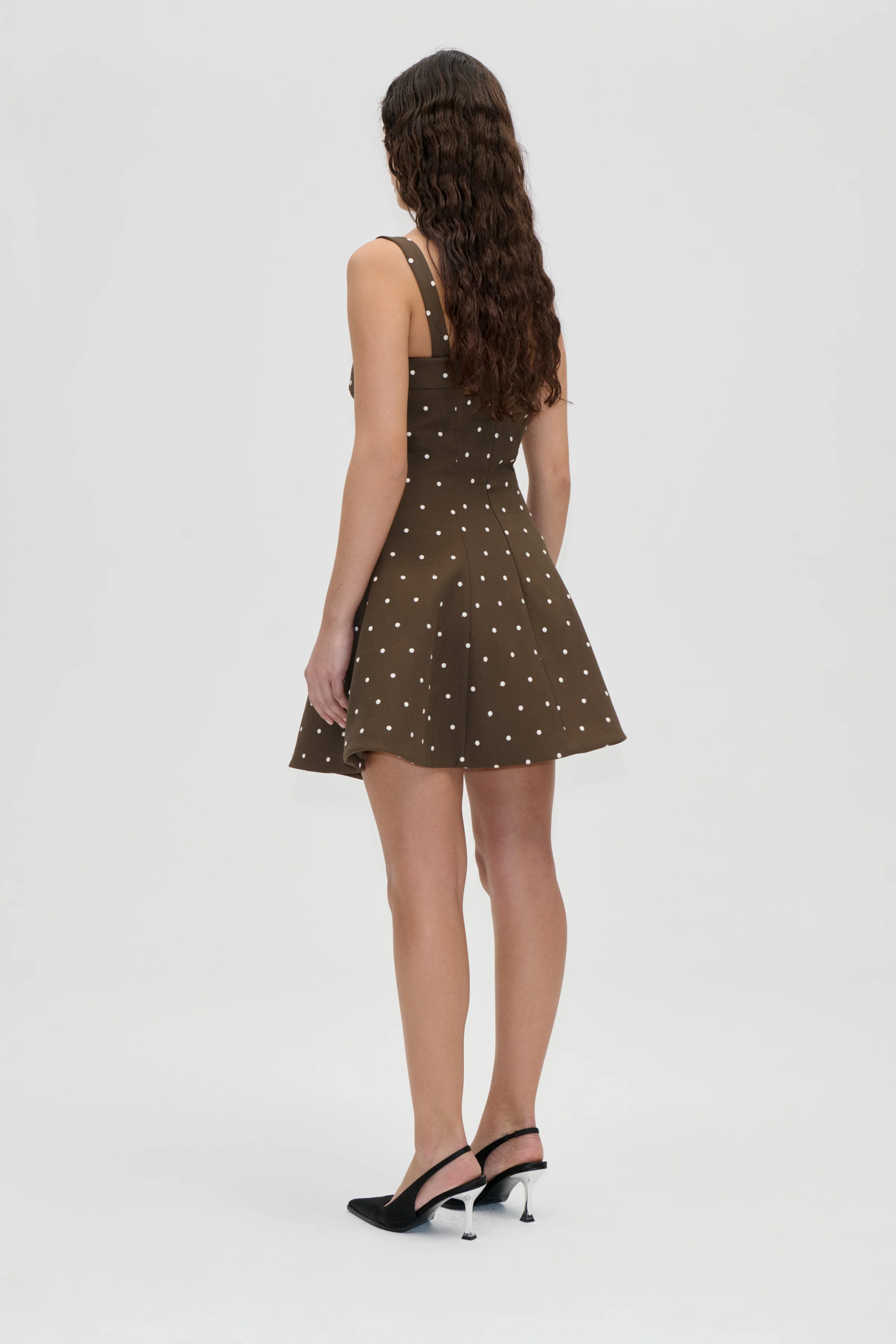 Corset Mini Dress - Dark Olive - Image 4
