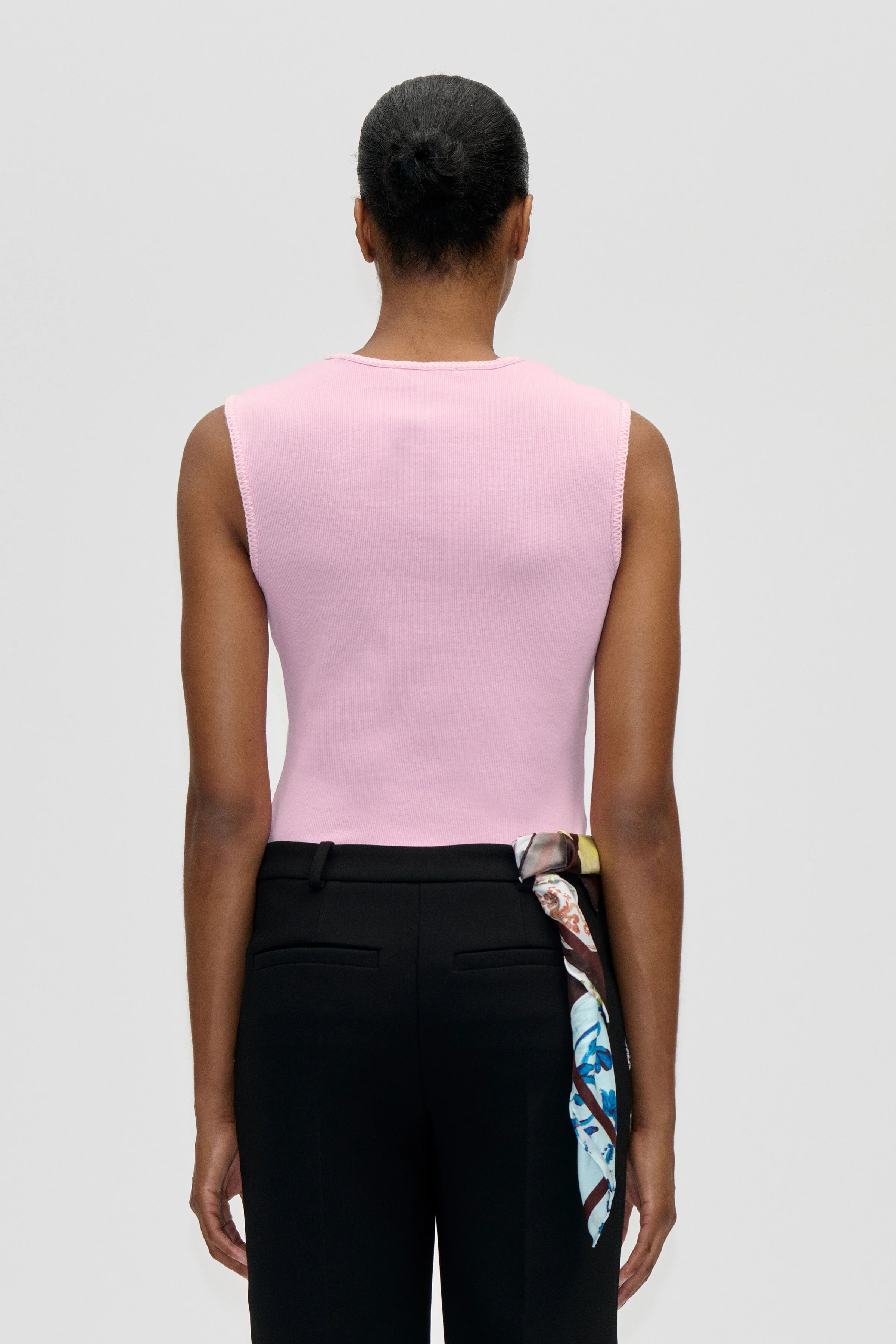 Crewneck Tank Top - Cherry Blossom - Image 2