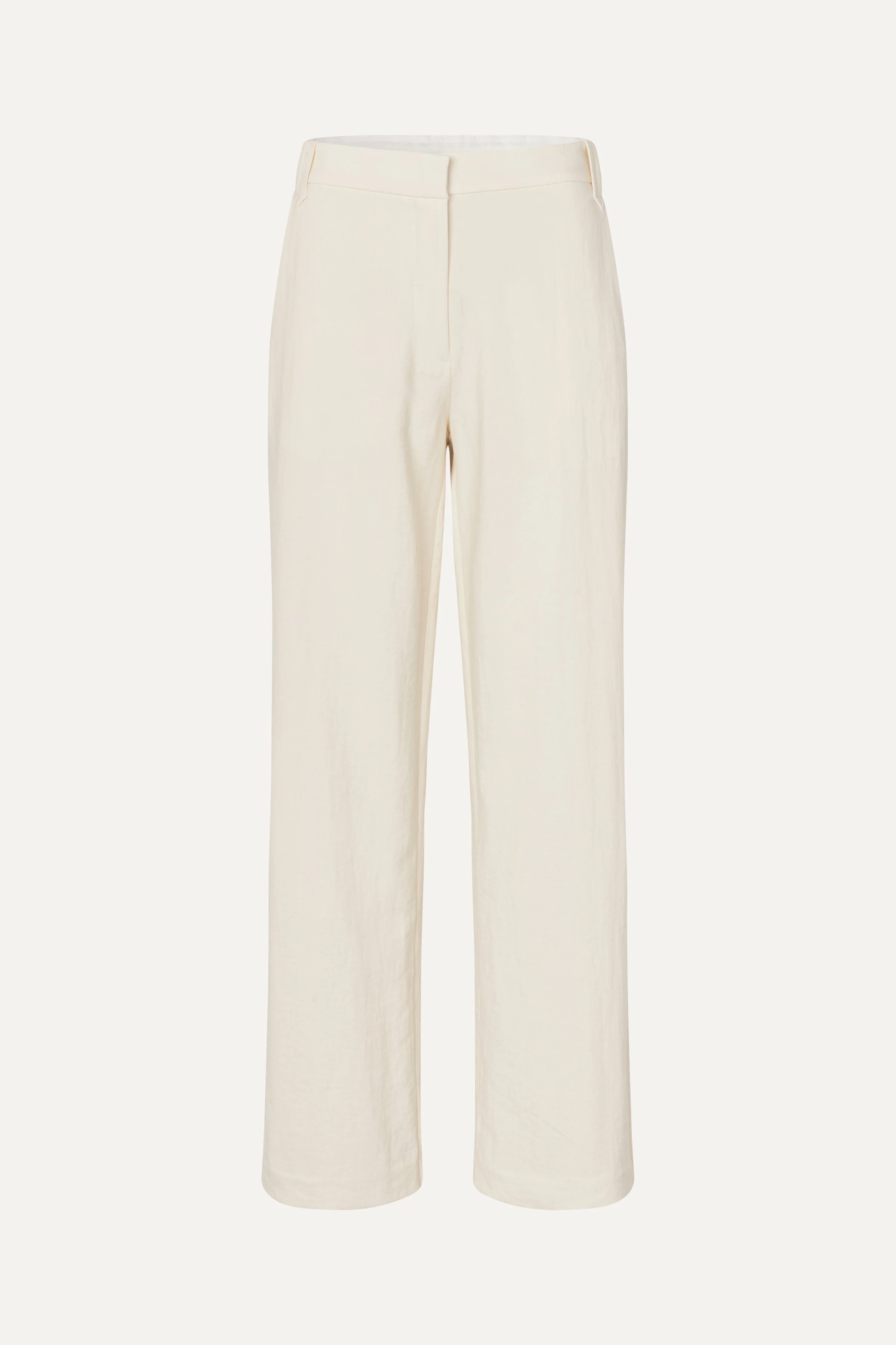 Elastic Detail Tailoring Pants - Eggnog - Image 3