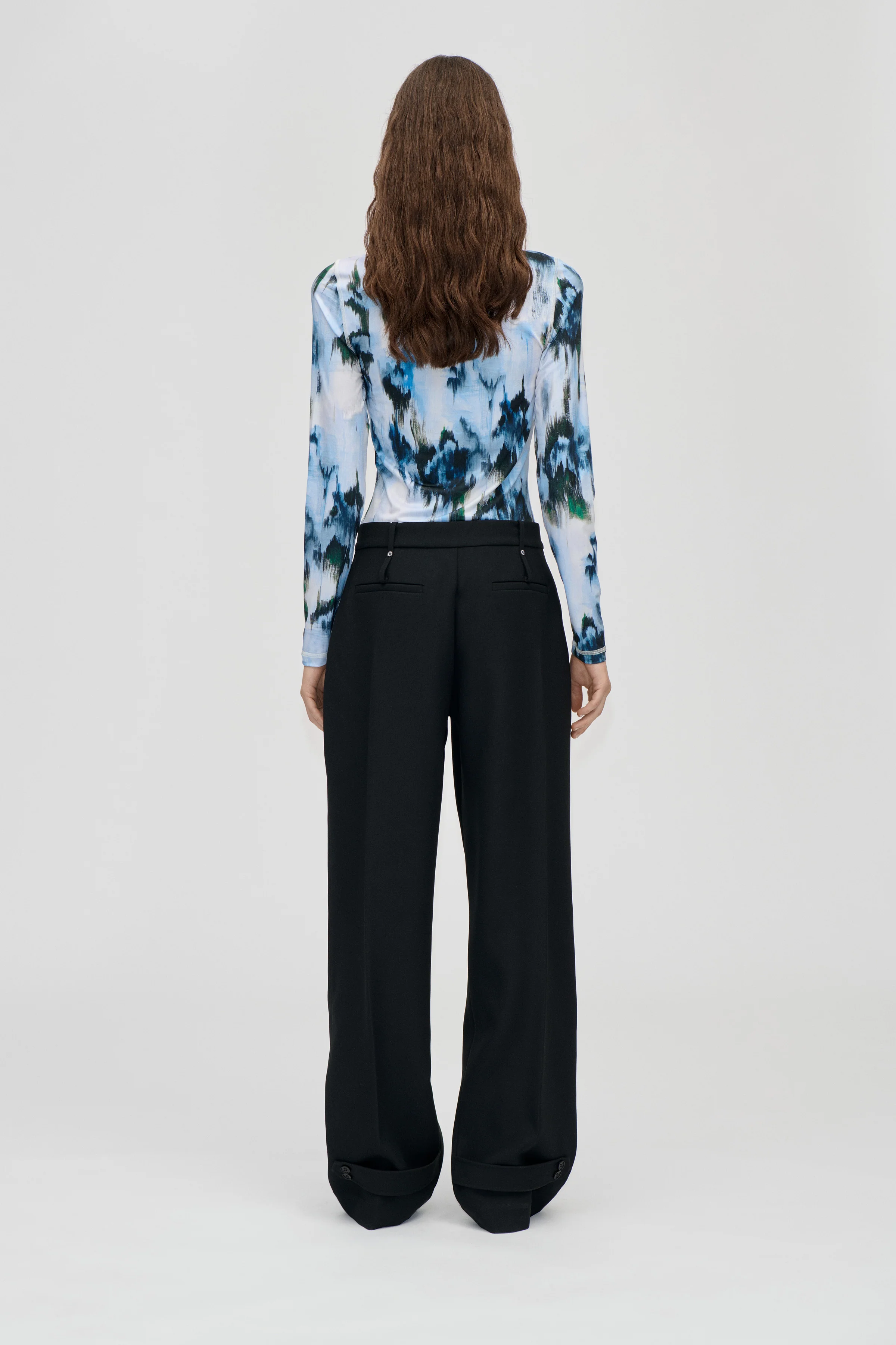 Elevated Pleat Pants - Black - Image 4