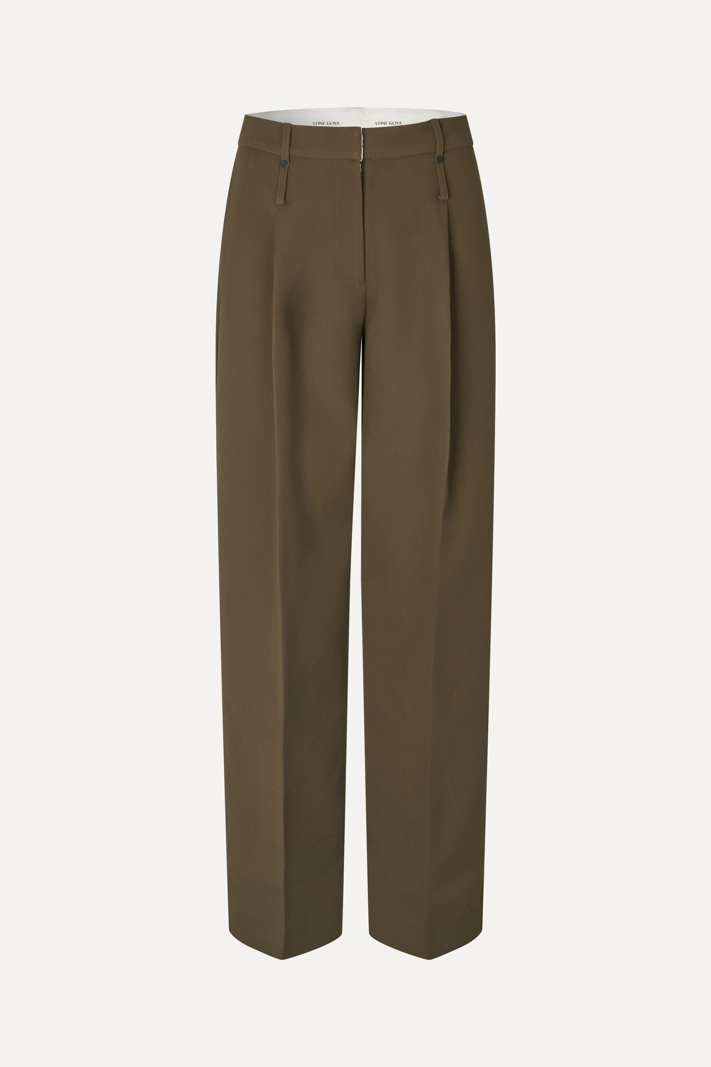Elevated Pleat Pants - Dark Oak - Image 3