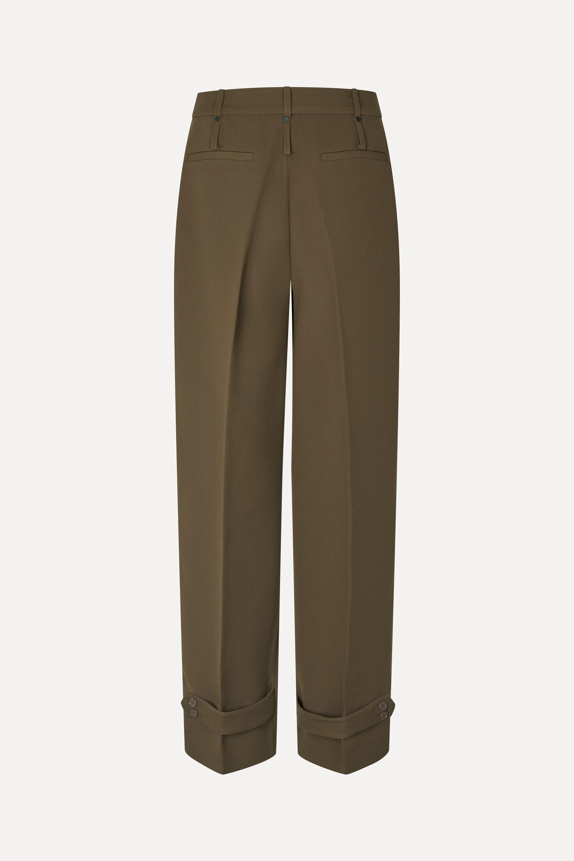 Elevated Pleat Pants - Dark Oak - Image 4