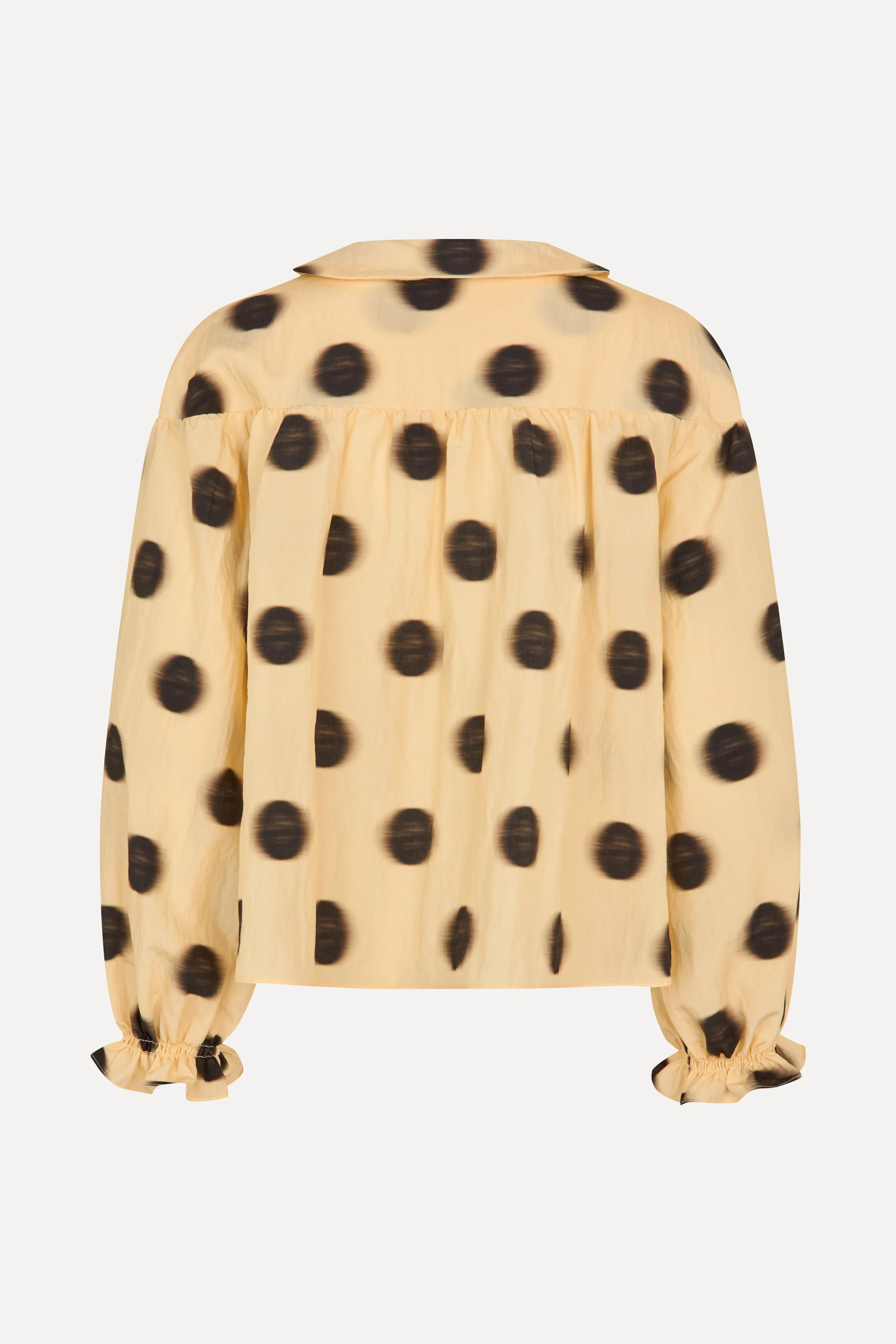 Front Detail Long Sleeve Top - Dots in Motion - Image 4