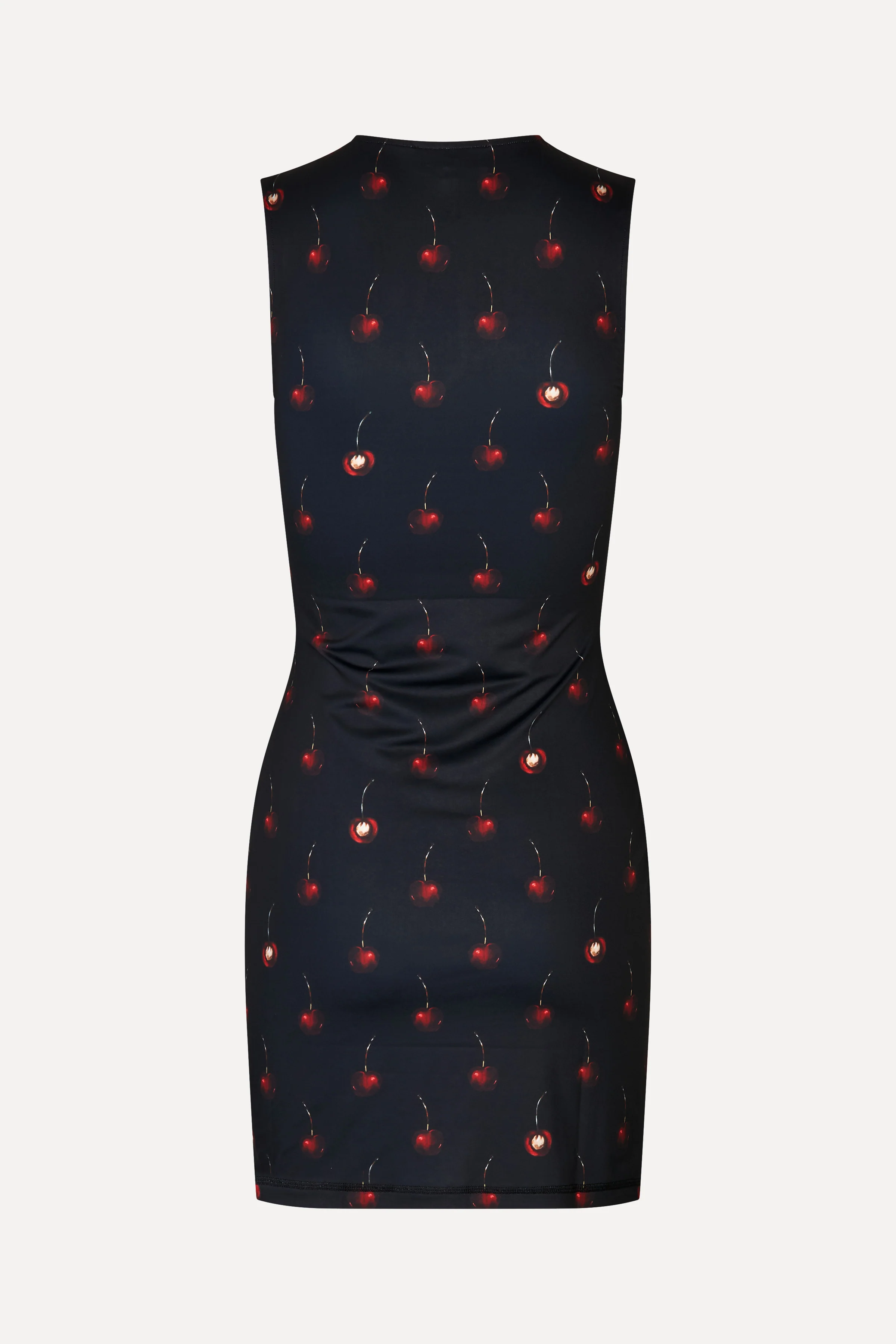 Keyhole Sleeveless Dress - Cherries - Image 4