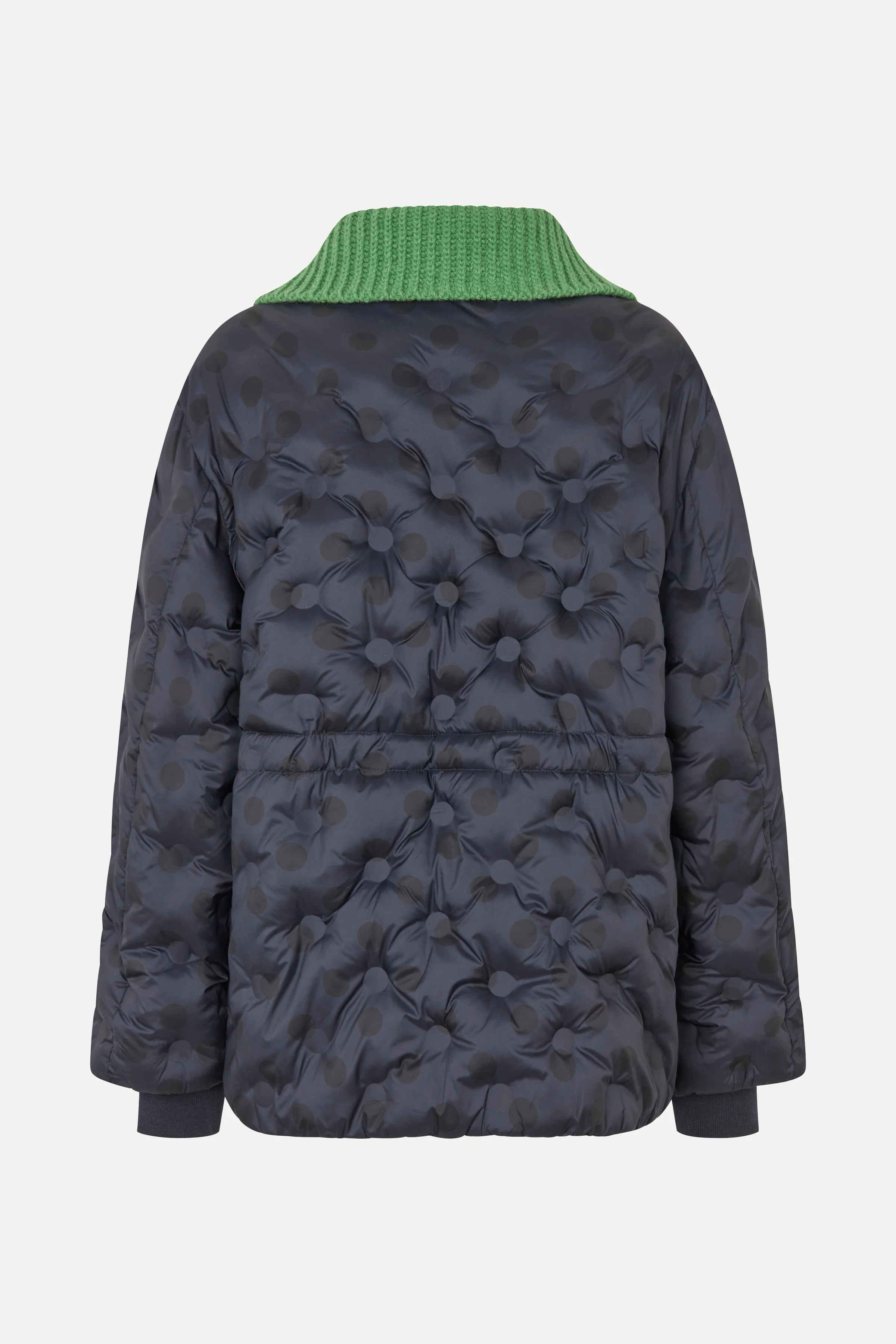 Padded Jacket - Navy Polka - Image 4