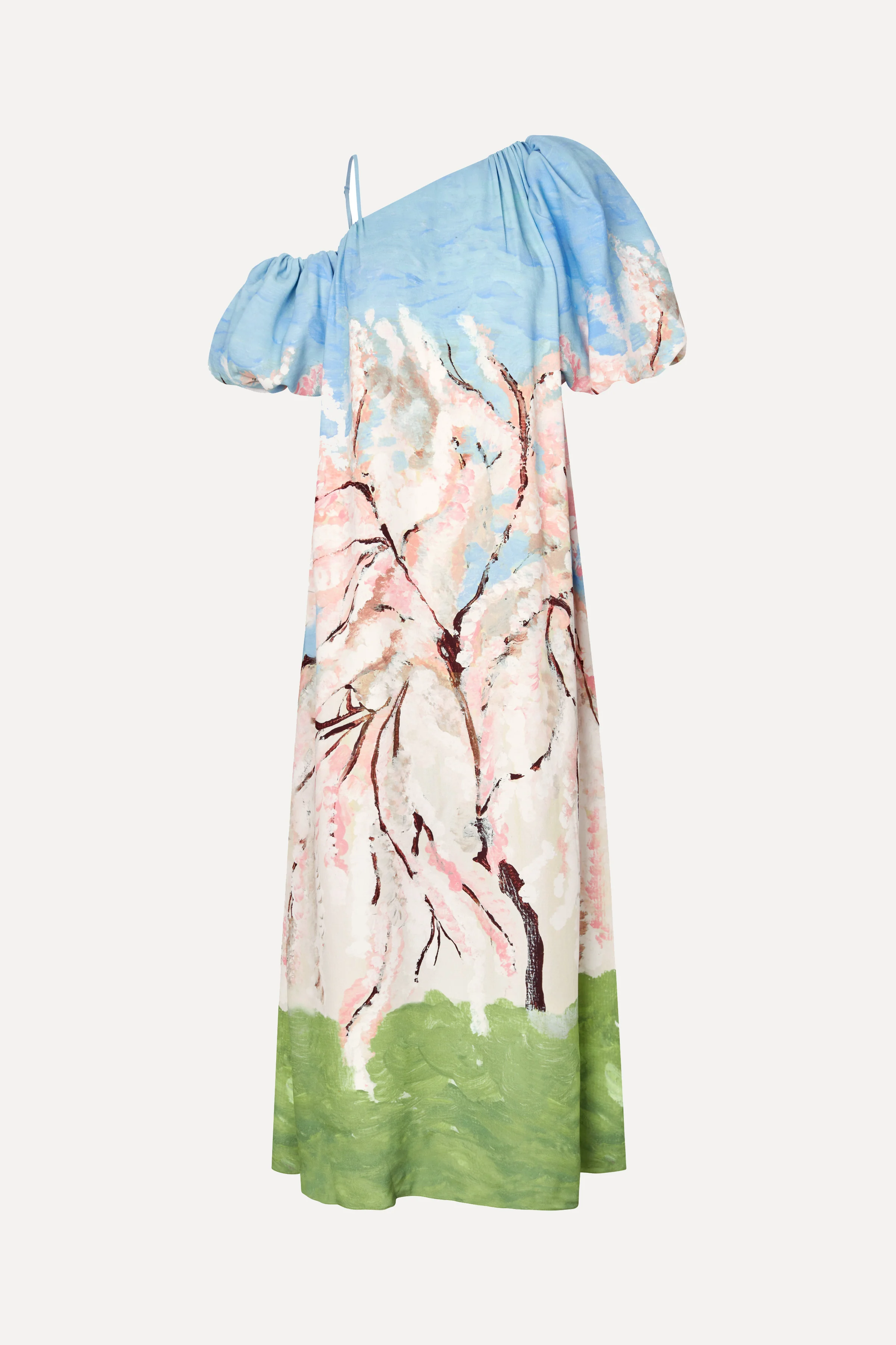 Romantic Long Dress - Cherry Blossom - Image 3