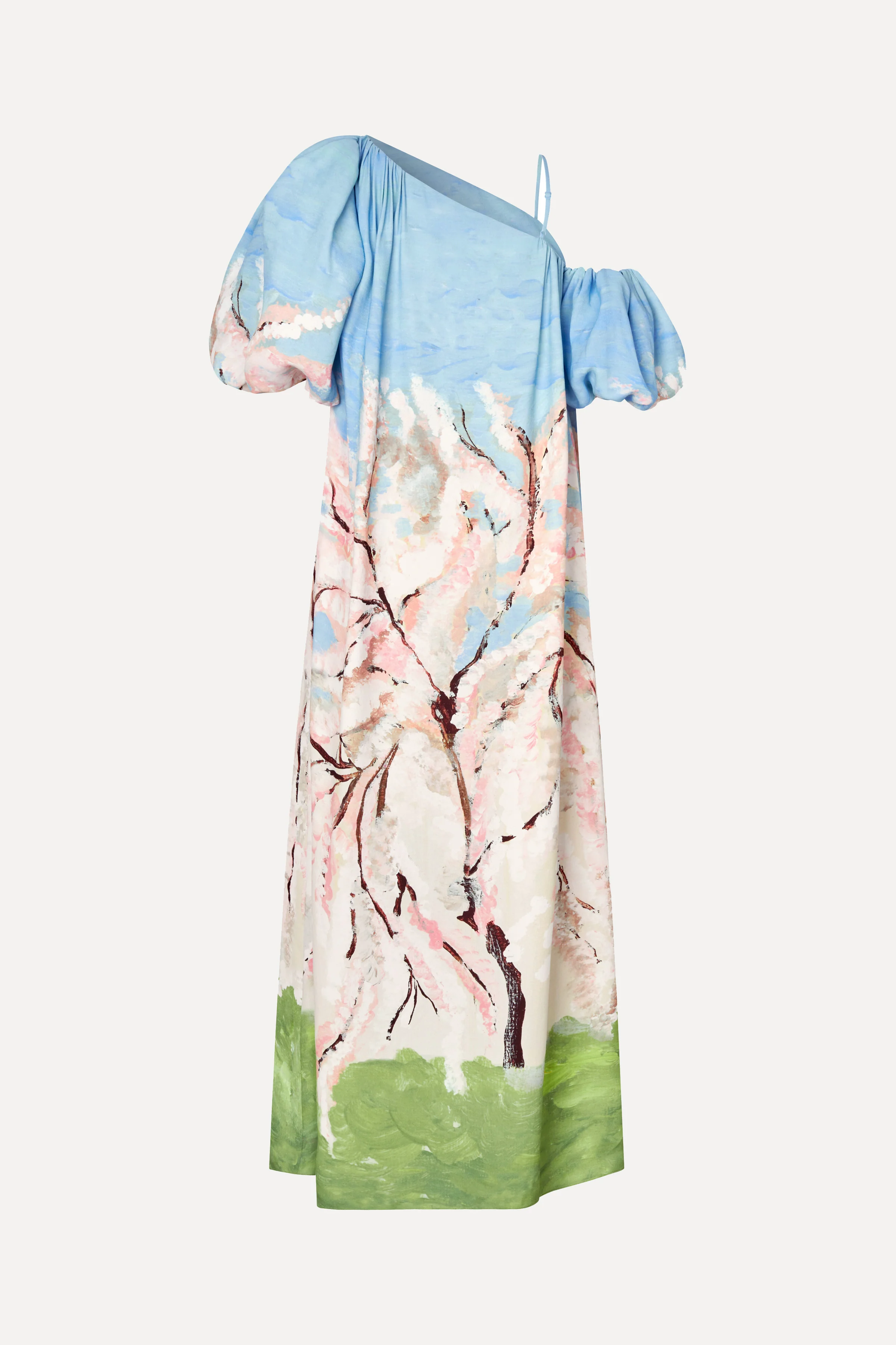 Romantic Long Dress - Cherry Blossom - Image 4