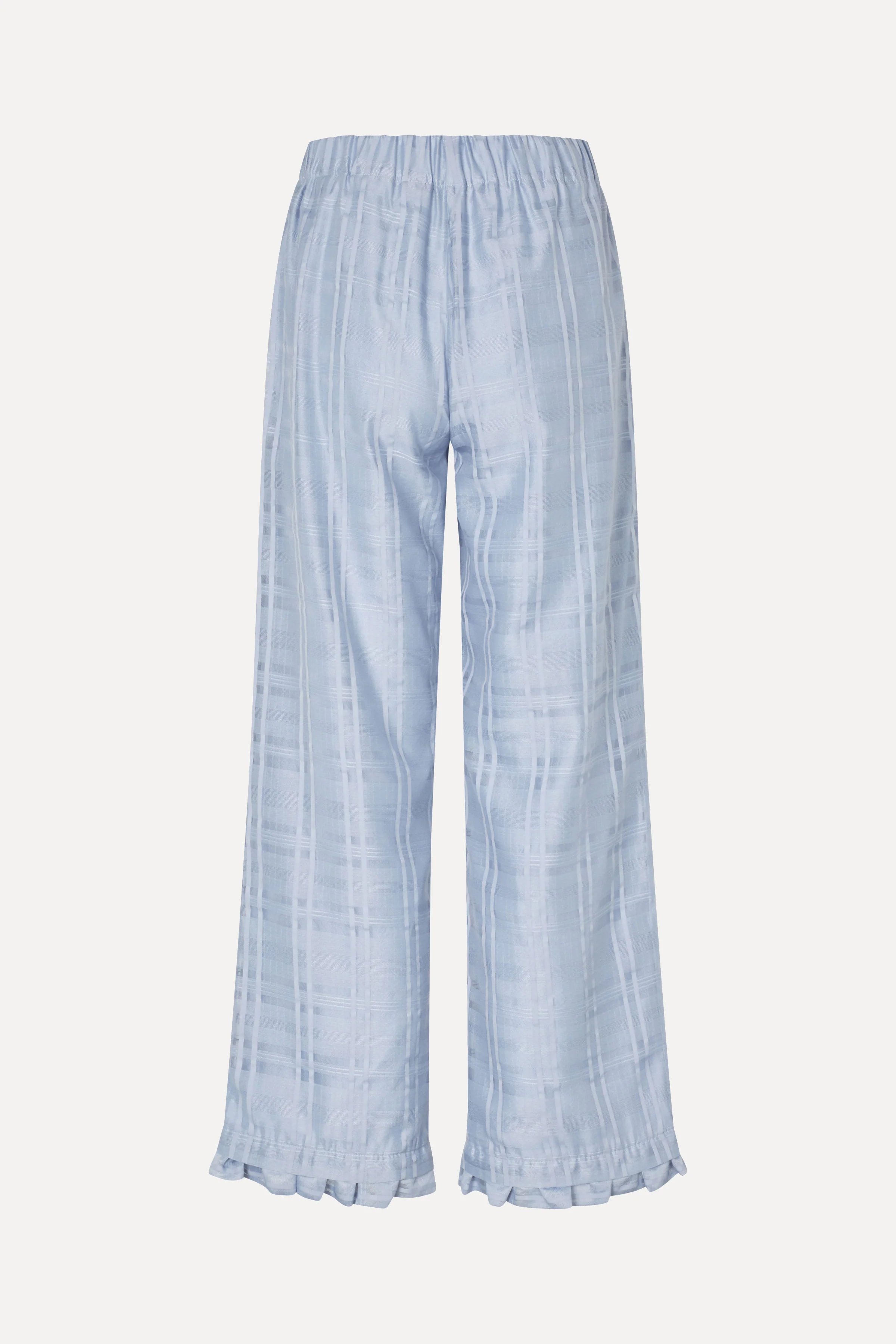 Sheer Ruffling Long Pants - Brunnera Blue - Image 2