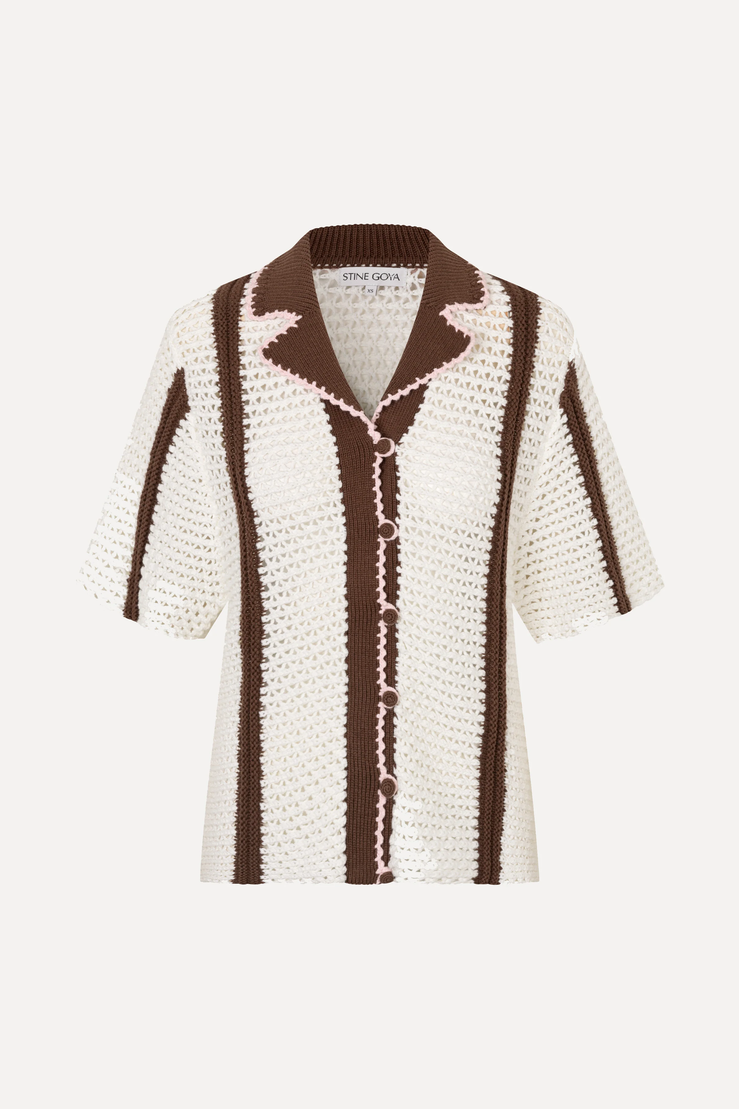 Short Sleeve Bowling Polo - Baseball Stripes - Image 3