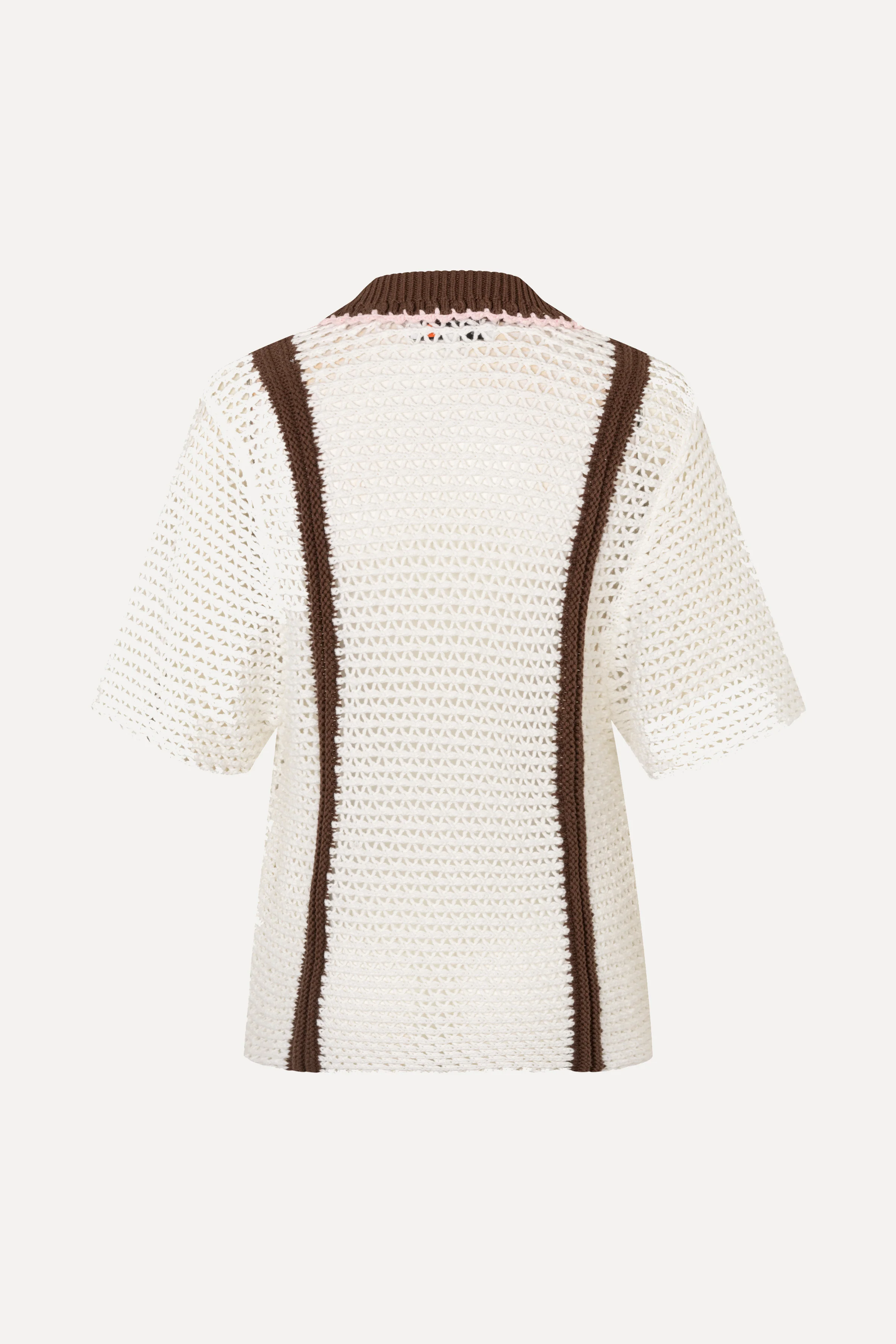 Short Sleeve Bowling Polo - Baseball Stripes - Image 4