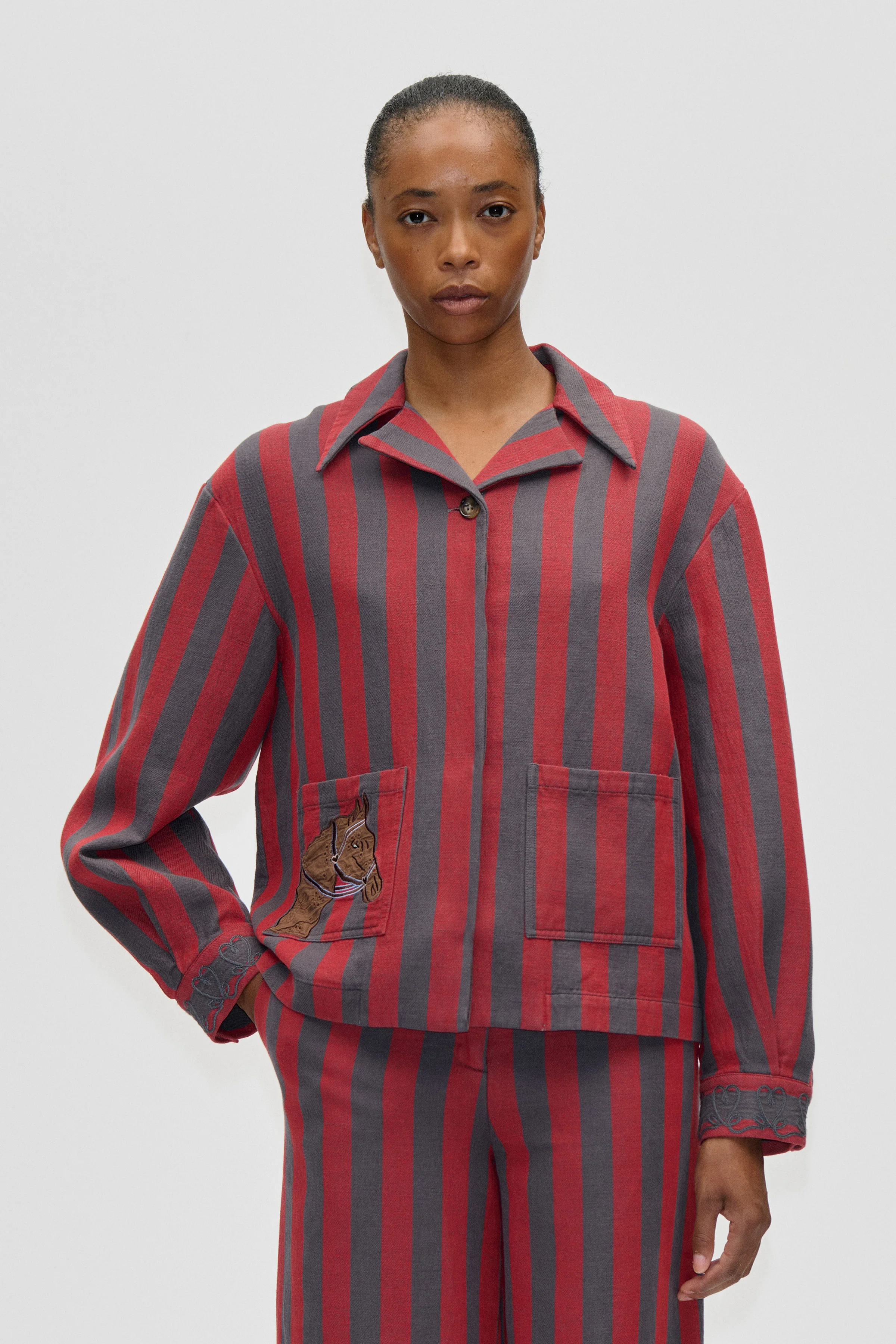 Workwear Tab Jacket - Rider's Stripe